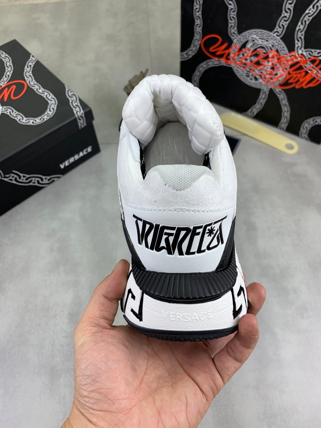 Scarpe Versace Bianche e Nere