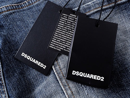 Pantaloncini Jeans Dsquared Blu e Grigio