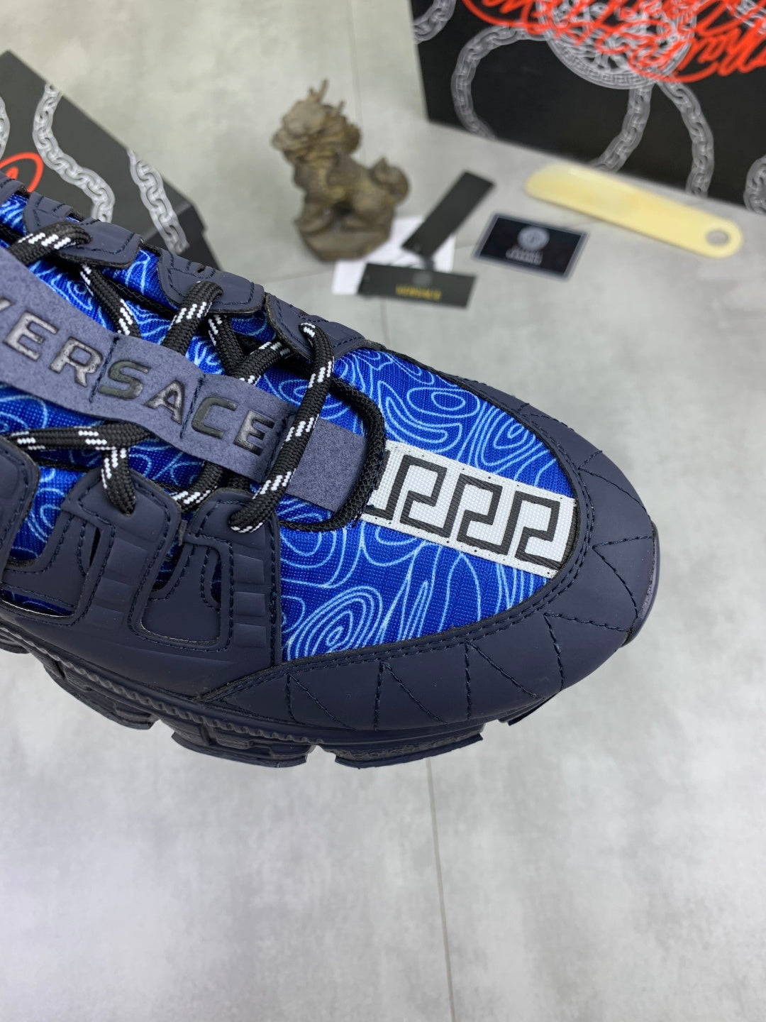 Scarpe Versace Grigie e Blu