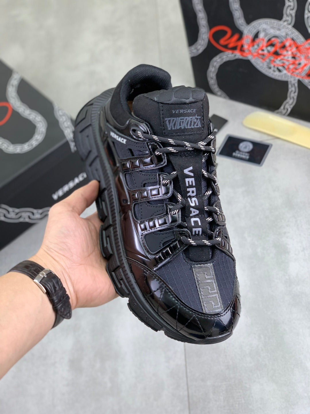 Scarpe Versace Nere
