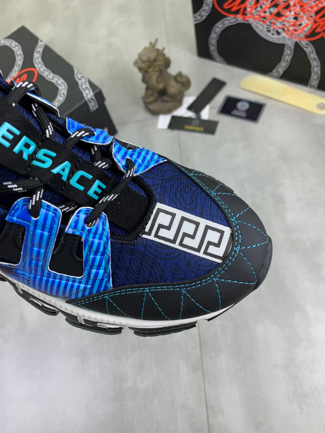 Scarpe Versace Blu Scuro
