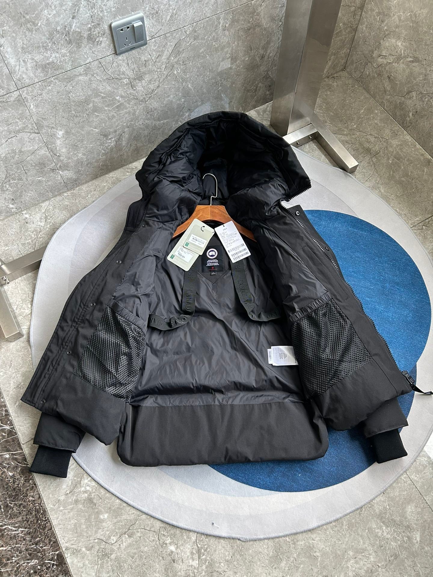 Giubotto Canada Goose Nero Invernale
