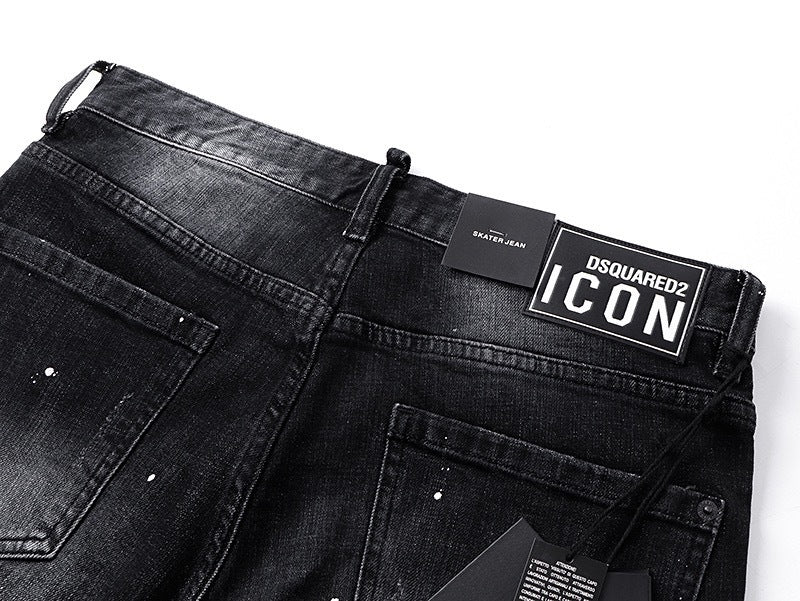 Pantaloncini Jeans Dsquared Nero