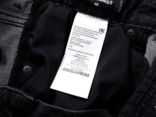 Pantaloncini Jeans Dsquared Nero