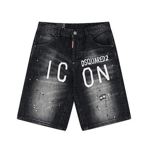 Pantaloncini Jeans Dsquared Nero