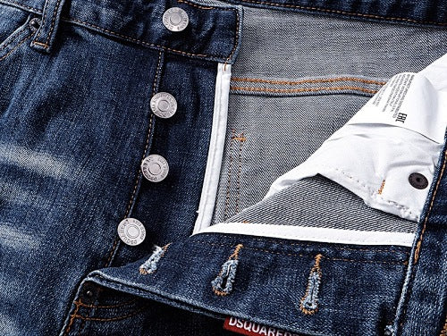 Pantaloncini Jeans Dsquared Blu e Grigio