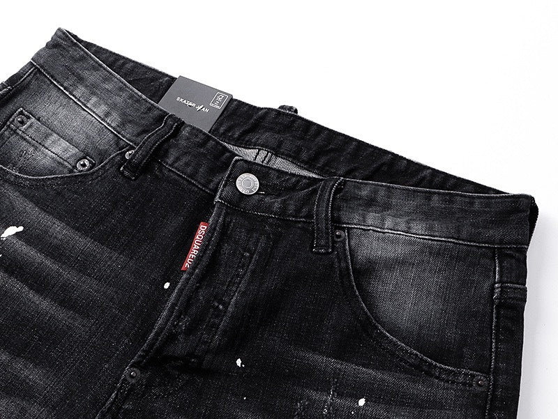 Pantaloncini Jeans Dsquared Nero