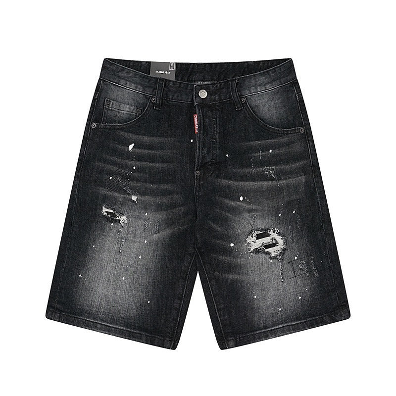 Pantaloncini Jeans Dsquared Nero