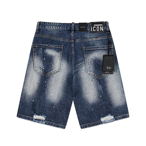 Pantaloncini Jeans Dsquared Blu e Grigio
