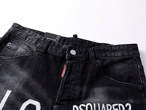 Pantaloncini Jeans Dsquared Nero