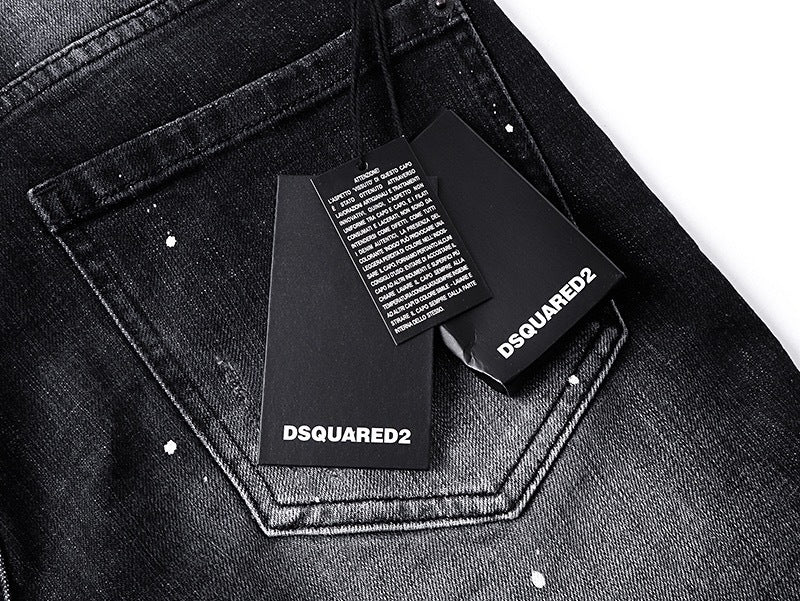 Pantaloncini Jeans Dsquared Nero