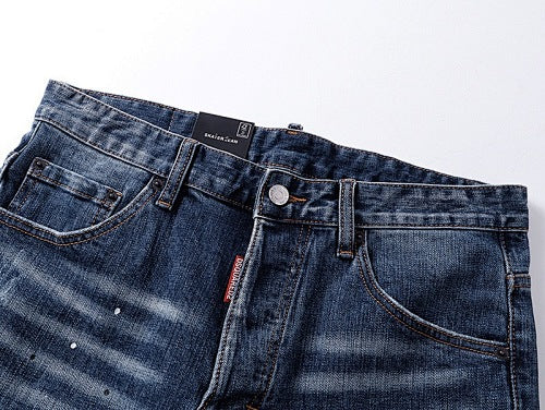 Pantaloncini Jeans Dsquared Blu e Grigio