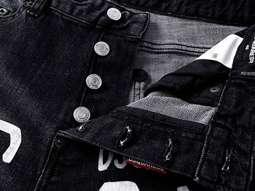 Pantaloncini Jeans Dsquared Nero